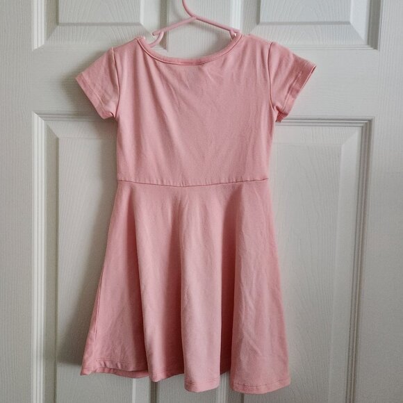 Bluey Kids Pink Dress 3T Bluey Characters "Lets Take This To The Max" Short Slee - Picture 5 of 6